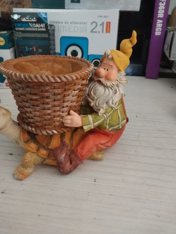 Decoración Abuelo con Tortuga