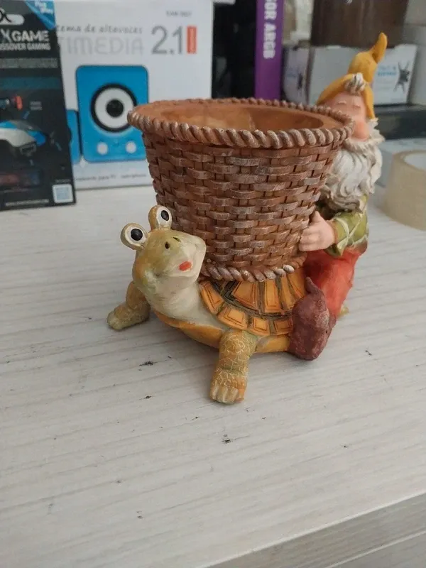 Decoración Abuelo con Tortuga
