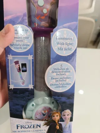 Micrófono Lexibook Frozen con Luces
