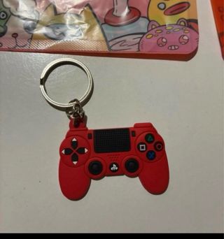 Pack 5 Llaveros Goma Mando Consola