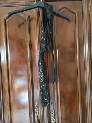 Pañuelo lentejuelas negro