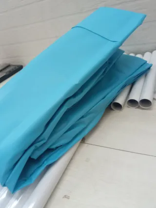 Piscina cuadrada desmontable Intex azul