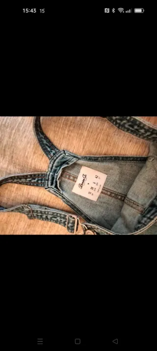 Peto Falda Vaquero Mujer Primark Talla 38