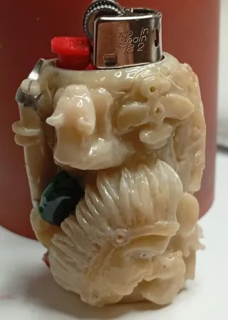 Copri accendino BIC piccolo intagliato *hand made*