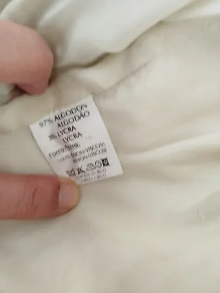 Chaleco beige de pana. Vintage