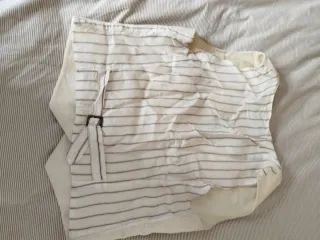 Chaleco beige de pana. Vintage