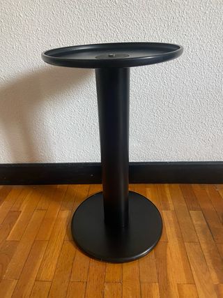 Cubitera de pie en metal y cristal