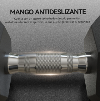 Set 2 Mancuernas Hexagonales 15 kg