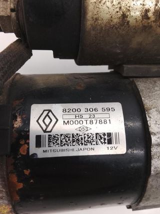 Renault 2045 8200 306 595 motor arranque clio - 3