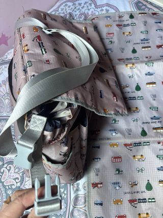 Borsa fasciatoio con stampa veicoli