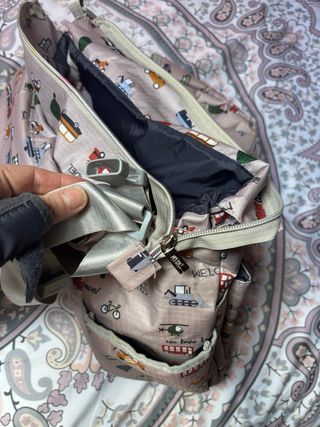 Borsa fasciatoio con stampa veicoli