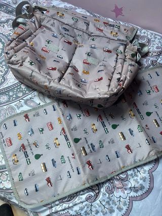 Borsa fasciatoio con stampa veicoli