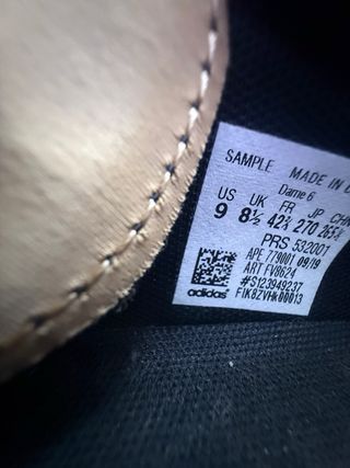 Zapatillas Adidas Negras y Rosas Talla 42 2/3