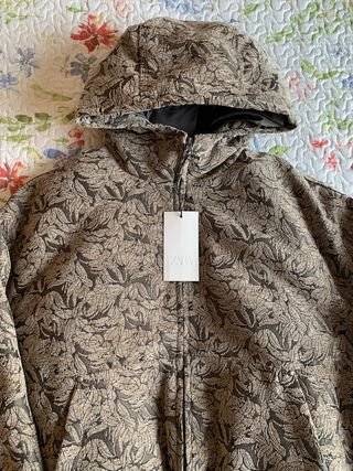 Chaqueta Zara acolchada jacquard (T. L)