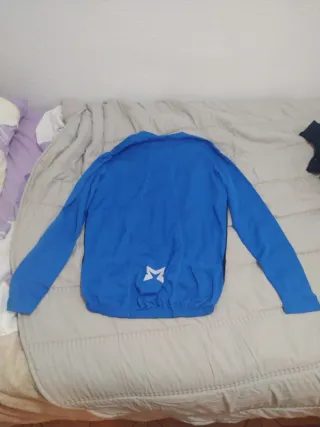 Maillot Ciclismo Talla L Azul y Negro