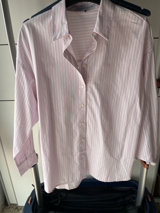 Camisa rosa Lefties Talla S (equivale a M) nueva
