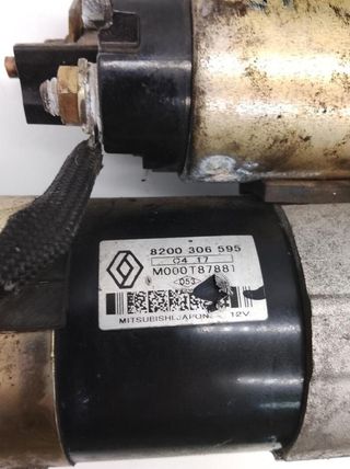 Motor arranque 8200 306 595 renault clio - 3 2046