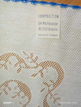 Mantel y 6 servilletas Vicente Barceló