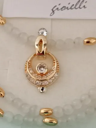 Collana Bocarol quarzo e oro
