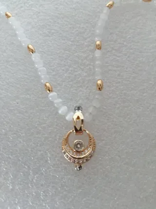 Collana Bocarol quarzo e oro