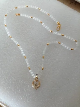 Collana Bocarol quarzo e oro