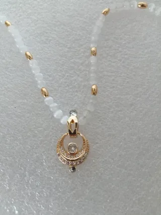 Collana Bocarol quarzo e oro