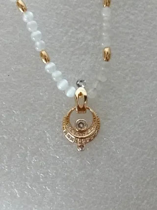 Collana Bocarol quarzo e oro