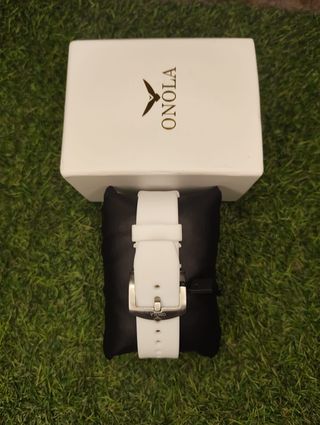 Reloj Onola Lujo Blanco Esqueleto