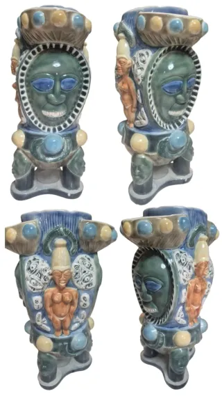 Recipiente TIKI Colección Vicente Muñoz (Arte 4)