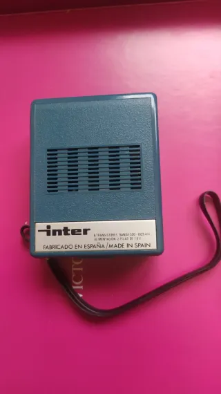 Radio Inter Slim 5 fabricada en España 1960