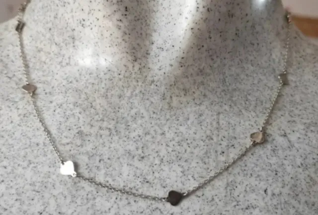 Conjunto plata y jade: collar y pendientes