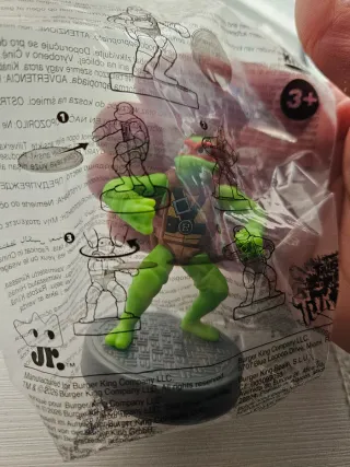 Figura Rafael Tortugas Ninja Burger King