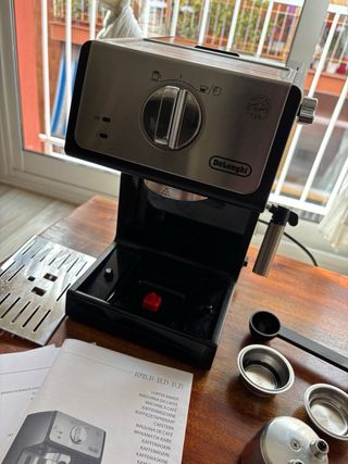 Cafetera Express DeLonghi ECP 33.21 Negro-Inox