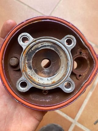 Cilindro y pistón Top rosa 74