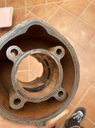 Cilindro y pistón Top rosa 74