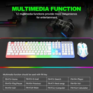 Teclado y Mouse Gamer Combo