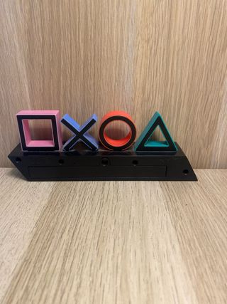 Despertador Playstation con luces decoración gamer