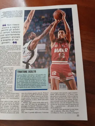 Giganti del basket n.26 1991 Magic Johnson hiv