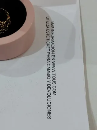 Anillo Tous 18k Mil Osos Oro