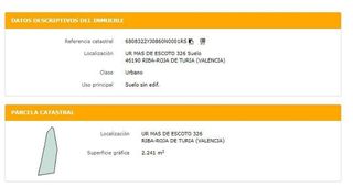 Terreno en venta en Vilamarxant