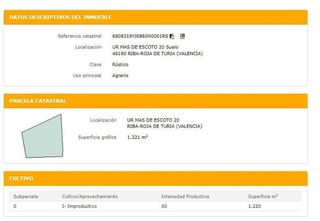 Terreno en venta en Vilamarxant