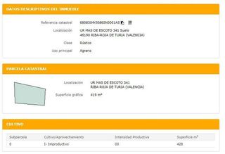 Terreno en venta en Vilamarxant