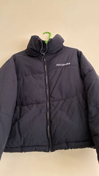 Abrigo acolchado negro niña/mujer