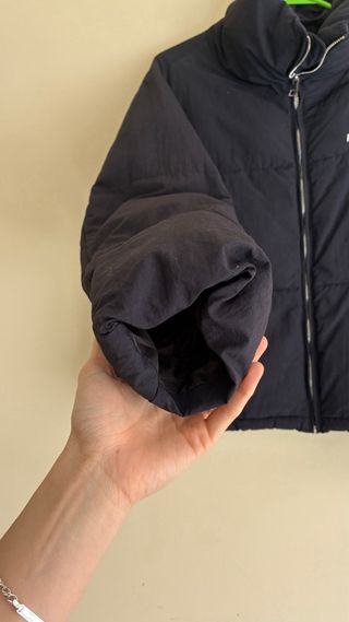 Abrigo acolchado negro niña/mujer