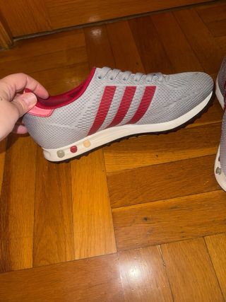 Zapatillas Adidas Gris/Rojo Talla 41 1/3