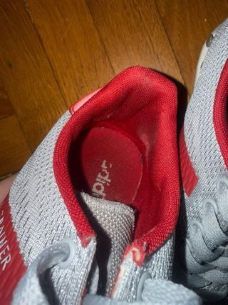 Zapatillas Adidas Gris/Rojo Talla 41 1/3