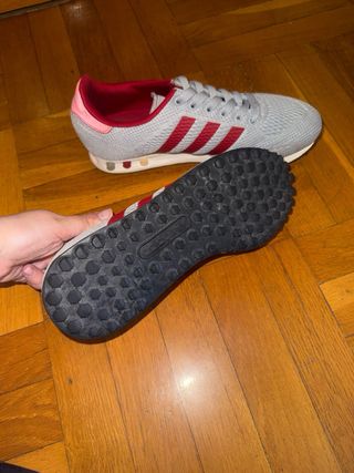 Zapatillas Adidas Gris/Rojo Talla 41 1/3