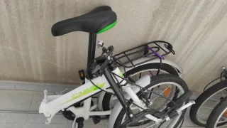 Bicicleta Plegable 20 Blanca