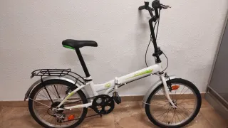 Bicicleta Plegable 20 Blanca