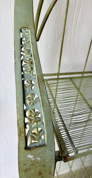 Estantería de metal verde